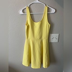 Yellow sun dress